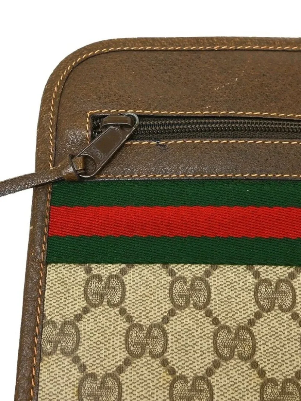 Gucci Beige GG Sherry Clutch Bag